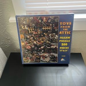 Toys From The Attic 500 Piece SunsOut Baseball Jigsaw Puzzle 18"x 24" New Sealed
